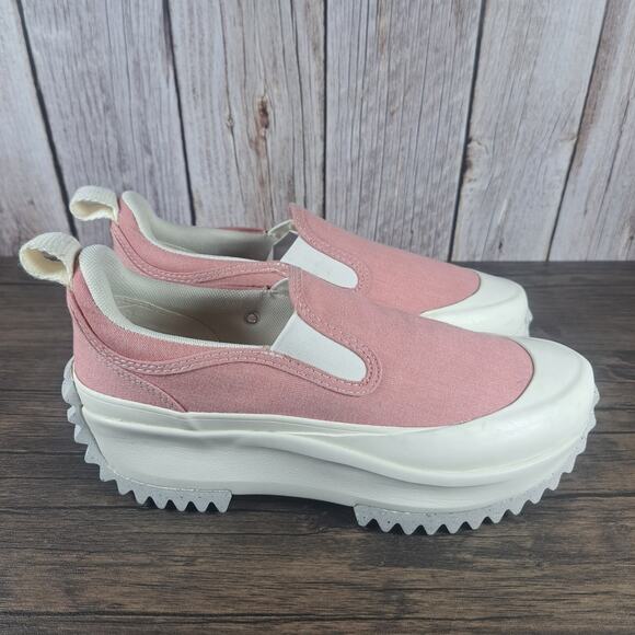 Converse Run Star Hike Slip On Platform Renew Natural Dye Low Top Women's Sz 6 - Picture 3 of 9